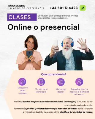 Clases para adultos y jovenes emprendedores