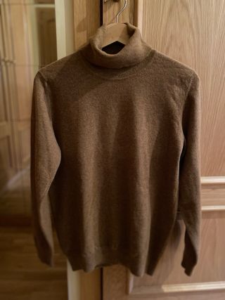 Jersey cuello alto 1924 Marrón