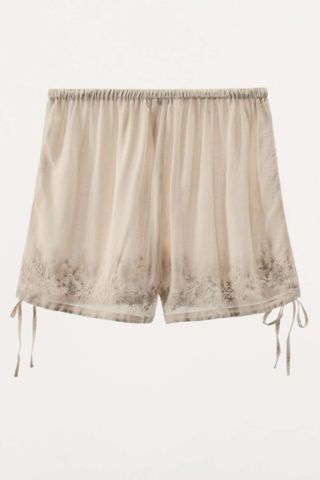 Shorts ZARA bordados T L