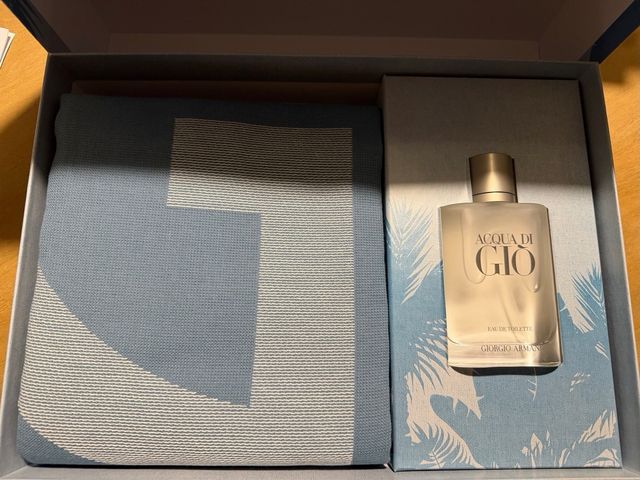 Cofre Acqua di Giò y Toalla Playa Giorgio Armani
