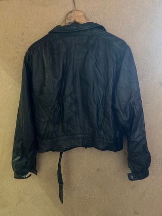 Chaqueta Bomber Cuero Años 80