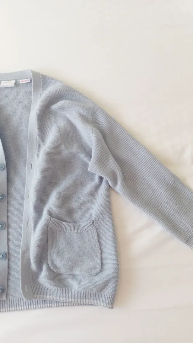 Chaqueta de punto azul para niñ@ 4-5 años