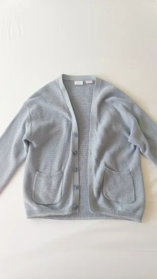 Chaqueta de punto azul para niñ@ 4-5 años