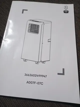 Aire Acondicionado Portátil Blanco