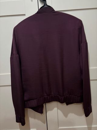 Bomber Mango Morado Talla S