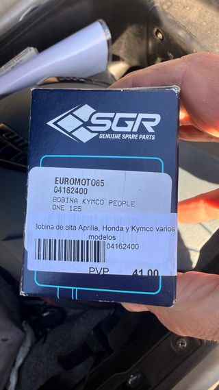 Bobina de alta ( bujia ) SGR para motos 125cc