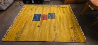 Alfombra de lana tejida a mano