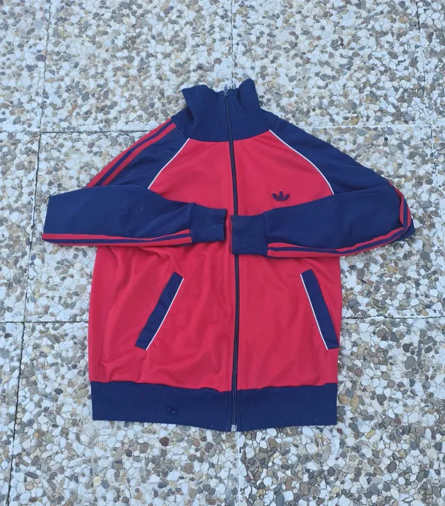 Chaqueta Adidas Roja y Azul