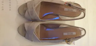 Sandalias Geox grises de tacón