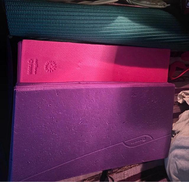 Colchoneta Pilates/Yoga Rosa y Morado