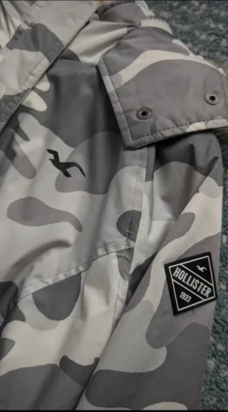 Abrigo Hollister Camuflaje Invierno