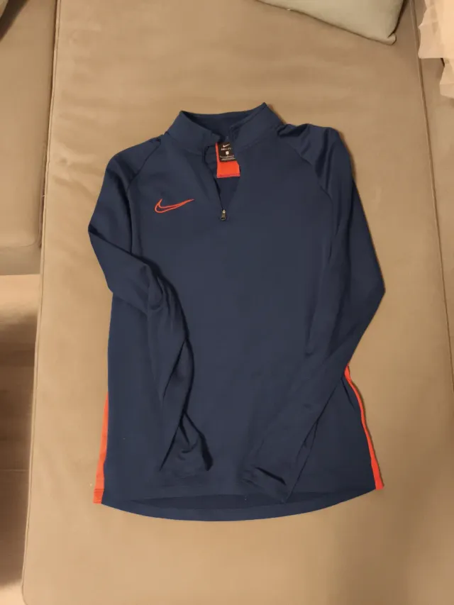 Sudadera Nike Media Cremallera Azul Naranja