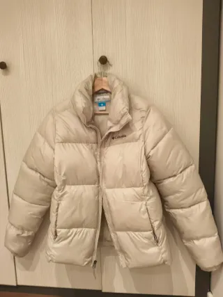 Cazadora Columbia Puffect Beige Mujer/niña Talla S