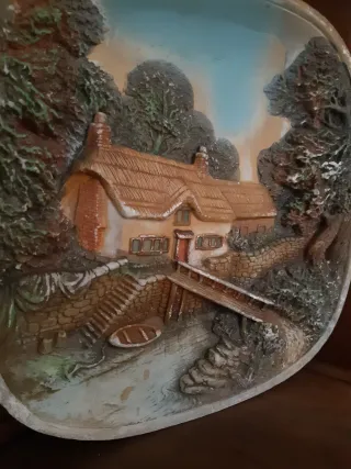 Plato Cerámica Inglés