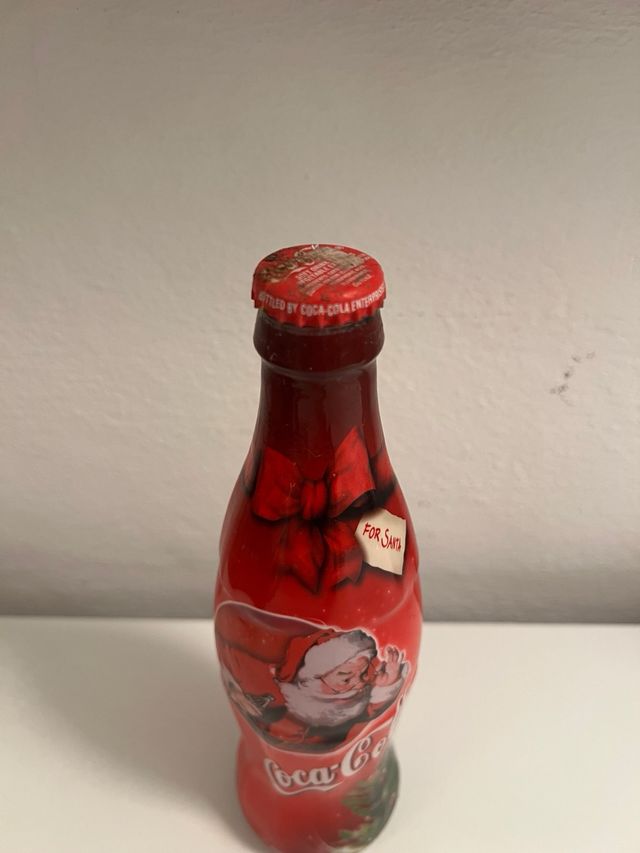 Bottiglia Coca Cola Babbo Natale UK