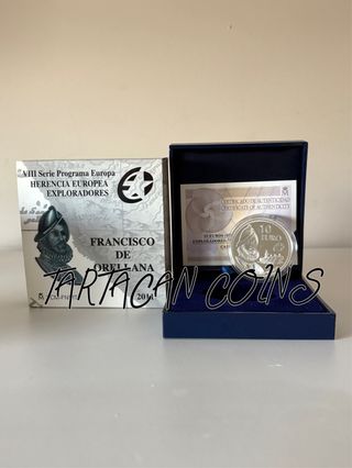 Moneda 10 euros España 2011 Francisco de Orellana