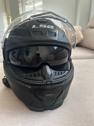 Casco Moto LS2 Scope Talla XS Negro