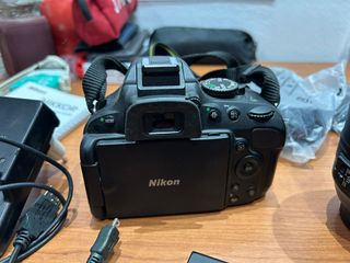 Cámara Nikon D5100 + 3 Lentes + Accesorios