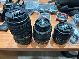 Cámara Nikon D5100 + 3 Lentes + Accesorios