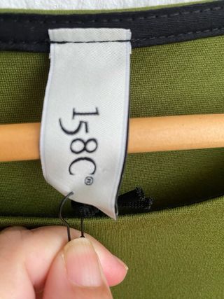 Jersey punto milano verde oliva Talla Única