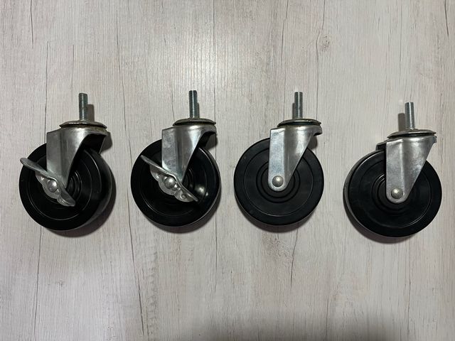 4 Ruedas Nylon Giratorias