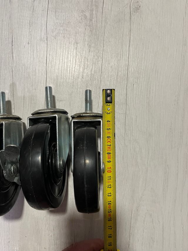 4 Ruedas Nylon Giratorias