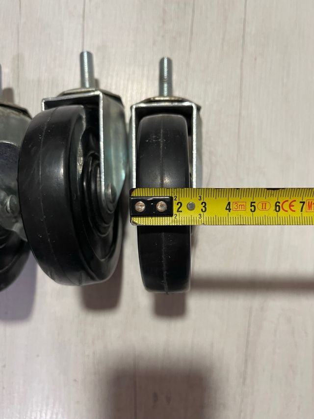 4 Ruedas Nylon Giratorias