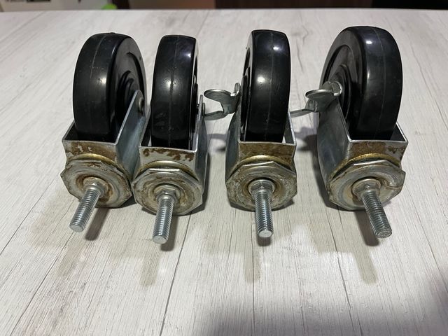 4 Ruedas Nylon Giratorias