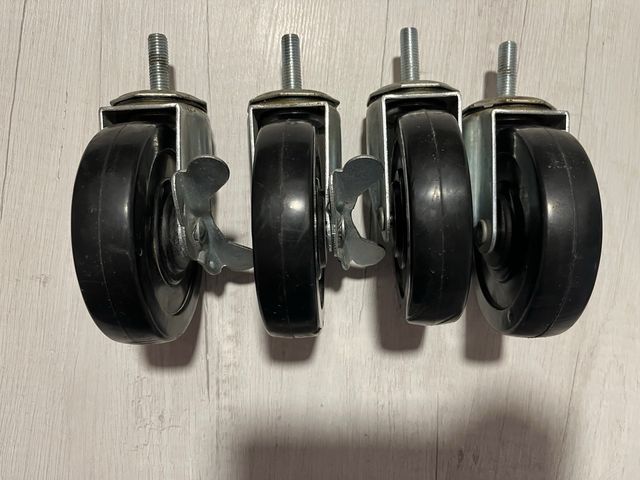 4 Ruedas Nylon Giratorias