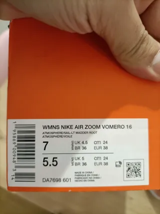 T38 Nike Air Zoom Vomero 16 rosas