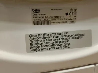 Secadora Beko Bomba Calor 7kg A++