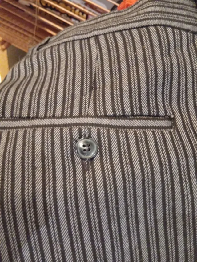 Pantalón fallero hombre gris