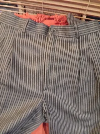 Pantalón fallero hombre gris