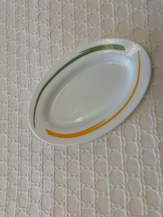 Vajilla Porcelana 32 Platos + Bandejas