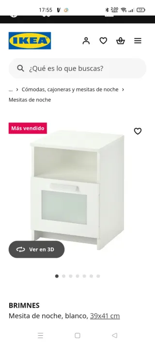 2 Comodini bianchi Ikea 25€ ciascuno