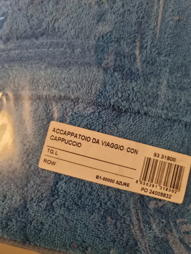 Accappatoio Bassetti da viaggio taglia L