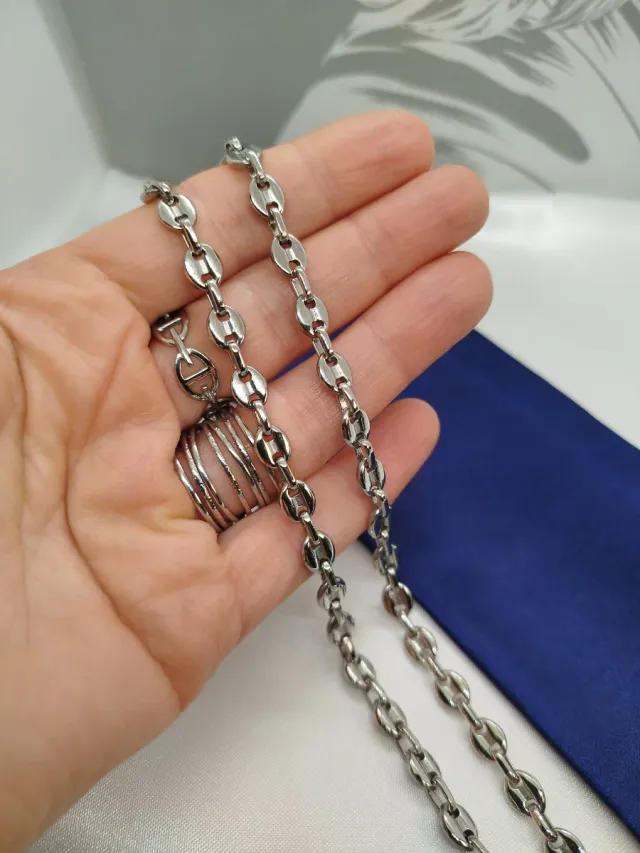 Collar Calabrote Acero Inoxidable