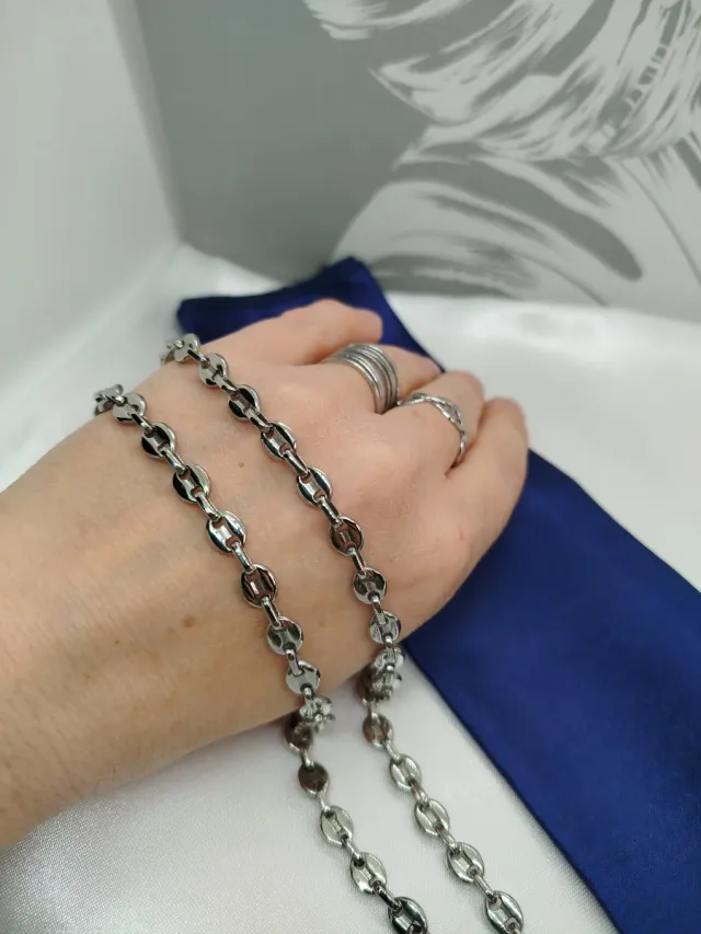 Collar Calabrote Acero Inoxidable