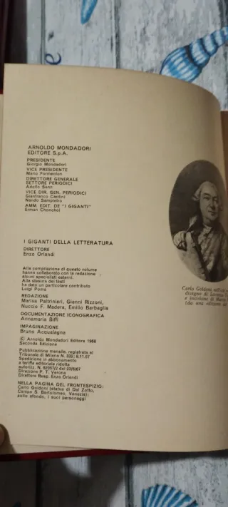 Libro Goldoni I giganti della letteratura