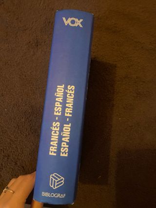 Diccionario manual español francés