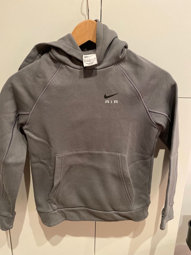 Sudadera Nike Air Gris Niño Talla S