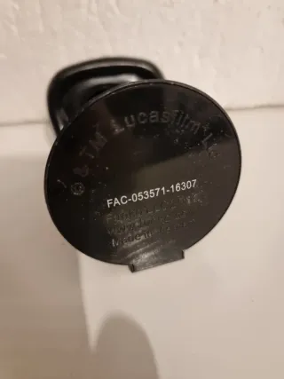 Funko Pop Star Wars Negro.  Segun se ve en fotos