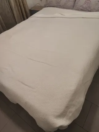 Colcha Jacquard Joya Cama 135 Blanco.