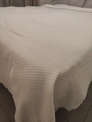 Colcha Jacquard Joya Cama 135 Blanco.