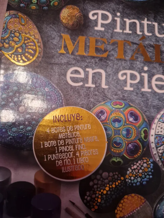 Kit Pintura Metálica en Piedra