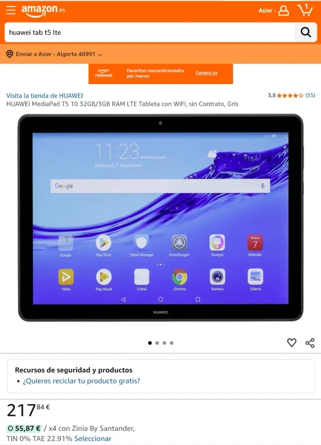 Tablet Huawei MediaPad T5 10.1 LTE