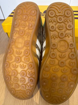 Zapatillas Gucci x Adidas Marrones y Verdes