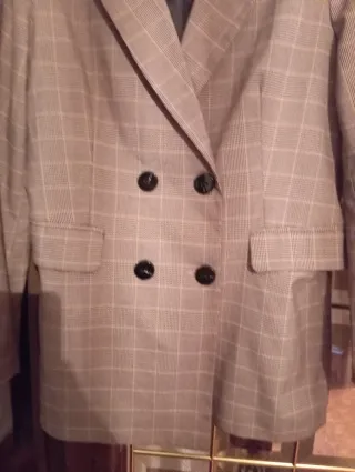 Americana cuadros Pull&Bear S/36/8