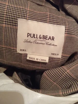 Americana cuadros Pull&Bear S/36/8