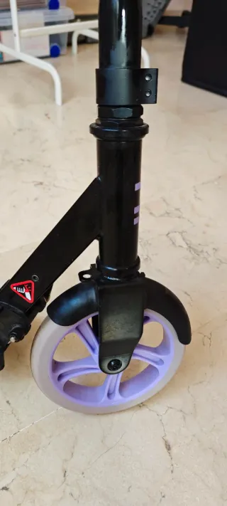 Patinete Oxelo MID 7 Niños Negro/Lavanda